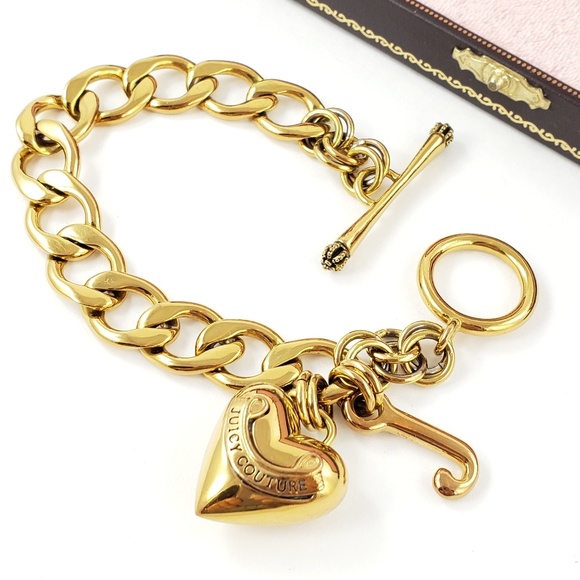Juicy Couture Jewelry - Juicy Couture Starter Bracelet Gold Tone